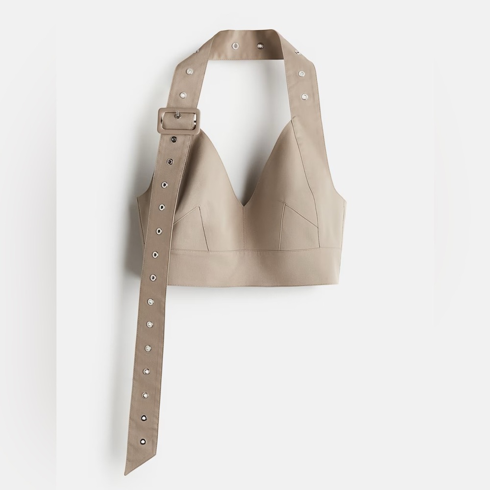 Rokh new collection limited collab twill bra top